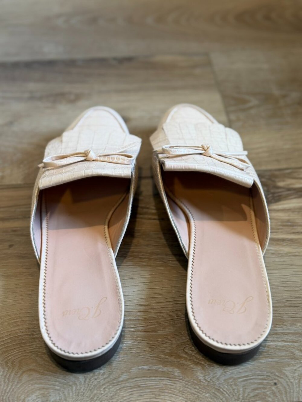 J Crew Academy Kiltie Loafer Mules Sz 9.5 - Picture 2 of 10